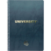 Τετράδιο σπιράλ Skag University Gold 17x25cm 2 θεμάτων 100 Φύλλων (292467) (Διάφορα χρώματα)